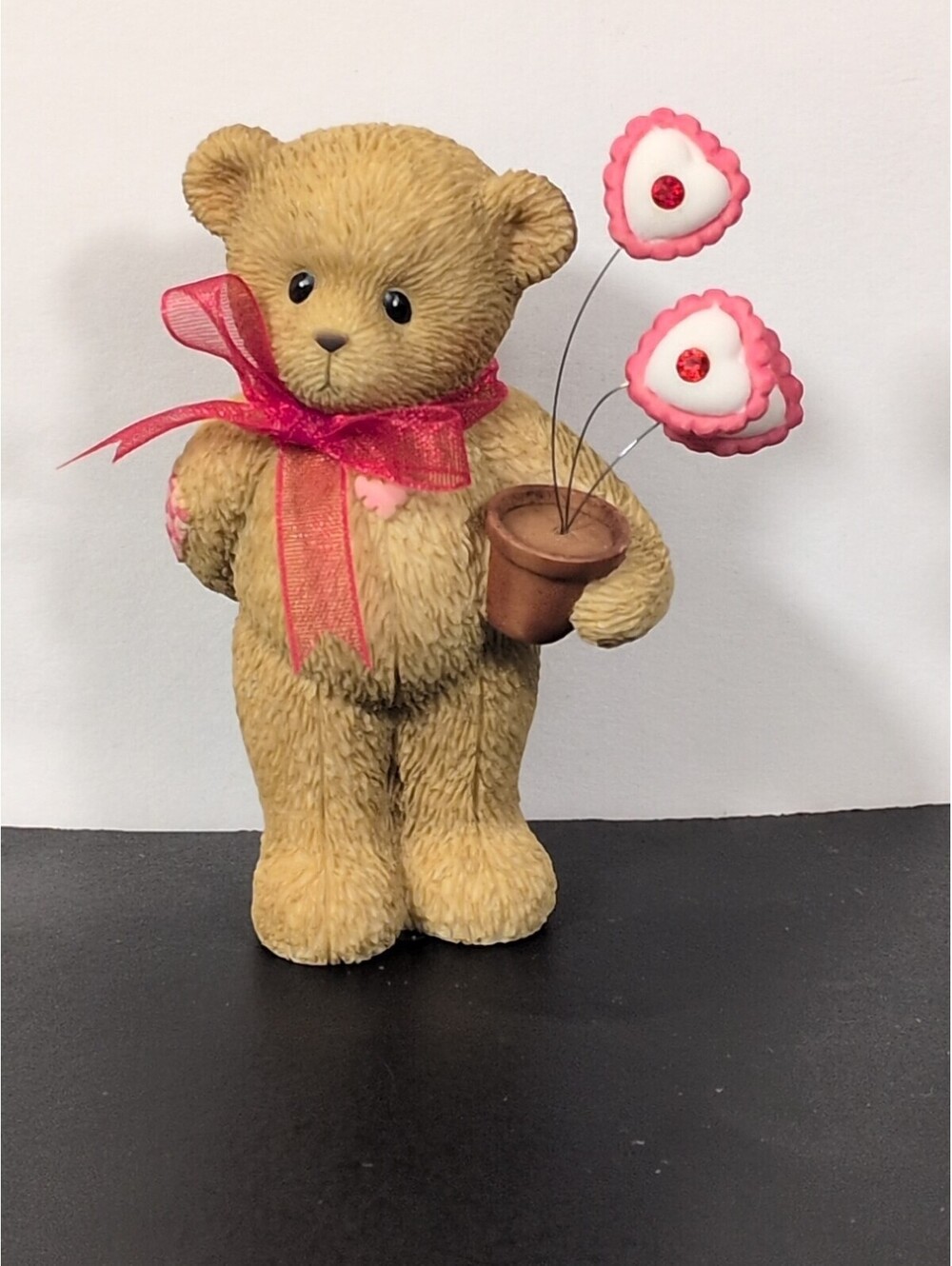 Cherished Teddies 4007328 Bear Figurine 2006 You Make My Heart Bloom Love Hearts